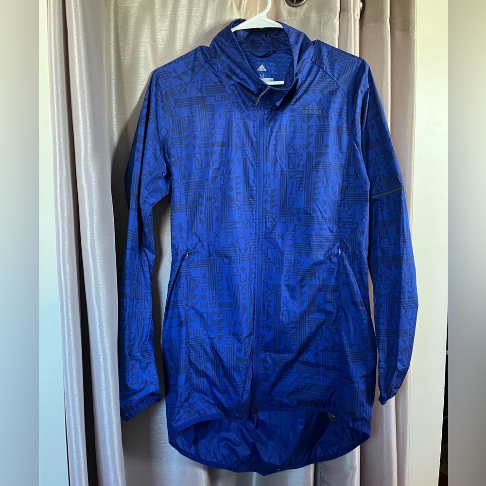 Adidas Energy Long Blue Running Jacket - sz M